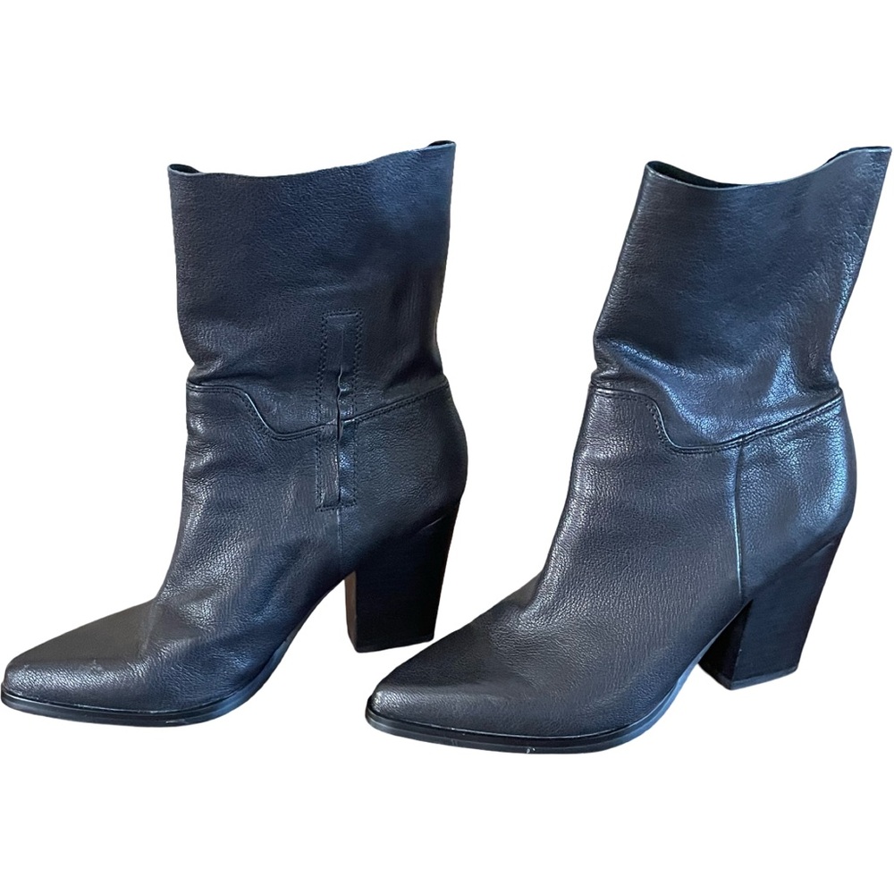 Bleecker & Bond Dana 
Black Heeled Boots - Picture 7 of 14